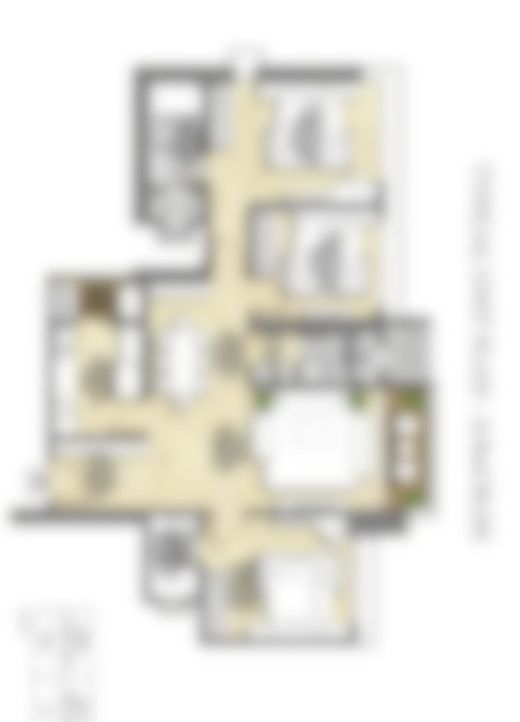 adani Lit thane 3 Bed Plan